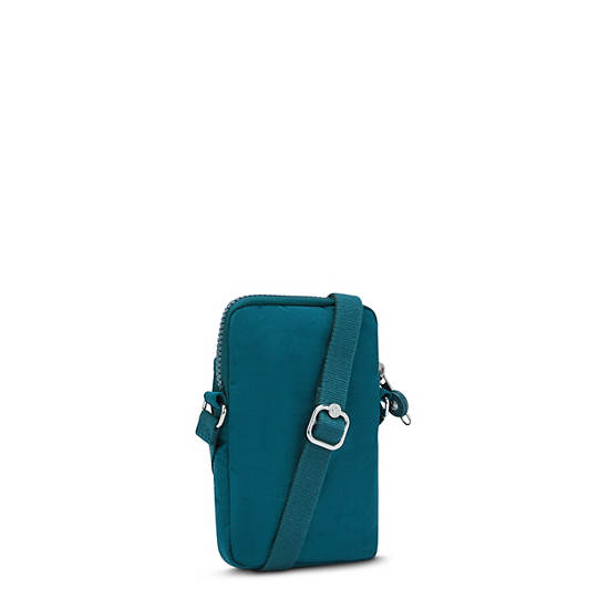 Tally Crossbody Phone Bag, Bold Emerald, large