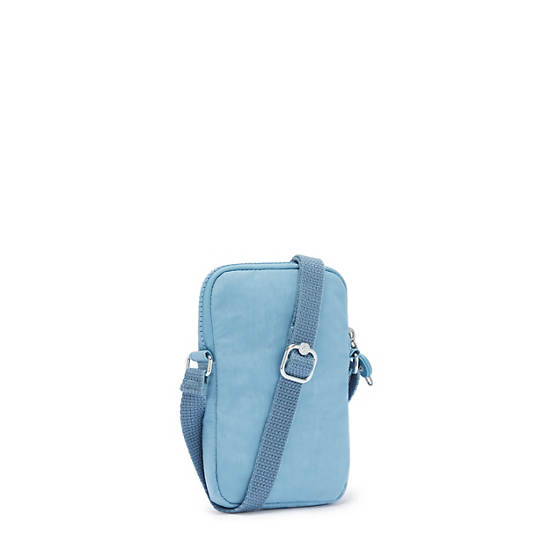 Tally Crossbody Phone Bag, Blue Mist, large
