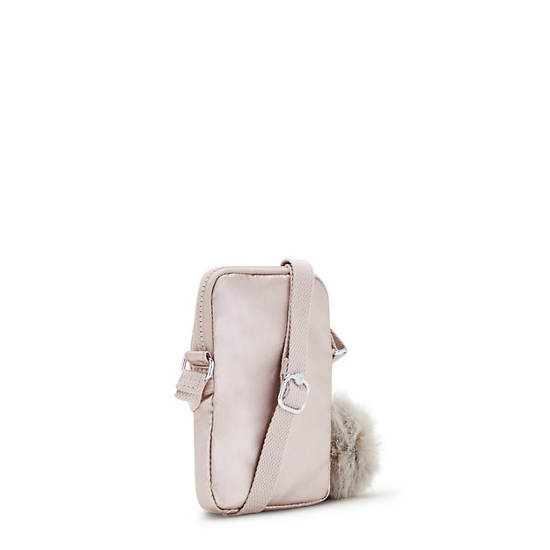 Tally Metallic Crossbody Phone Bag, Metallic Rose, large Tally Metallic Crossbody Phone Bag, Metallic Rose, large