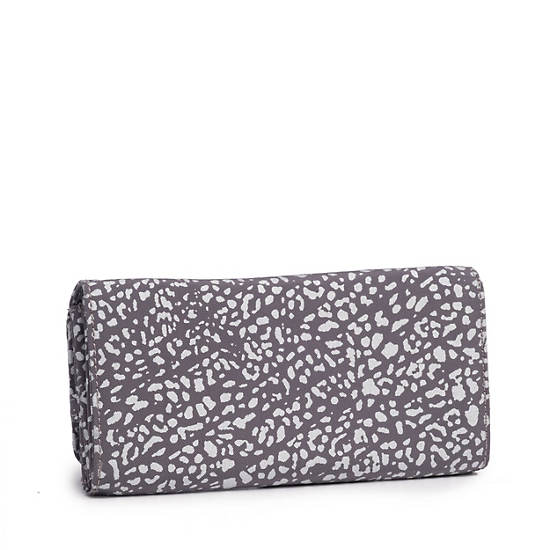 New Teddi Snap Wallet, Black, large New Teddi Snap Wallet, Black, large