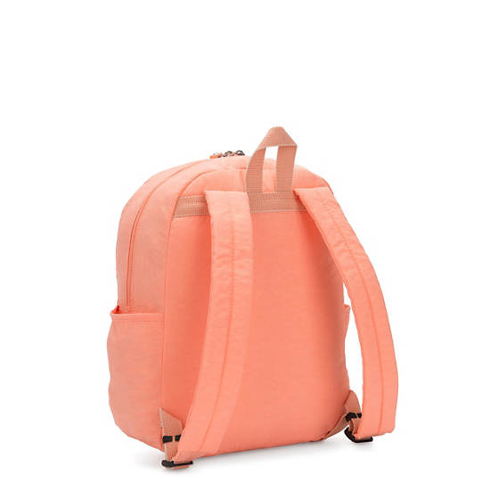 Bennett Medium Backpack, Peachy Coral, large