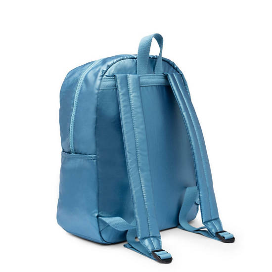 Bennett Medium Metallic Backpack, Festive Geos, large