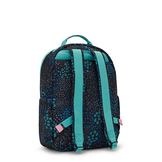 Seoul Large Printed 15" Laptop Backpack, Dreamy Stars, large