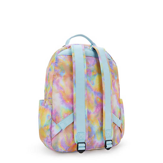 Seoul Large Printed 15" Laptop Backpack, Bubble Slick, large