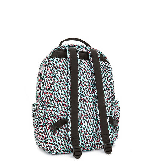 Seoul Large Printed 15" Laptop Backpack, Abstract Print, large