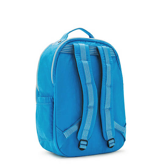 Seoul Extra Large 17" Laptop Backpack, Eager Blue Fun, large