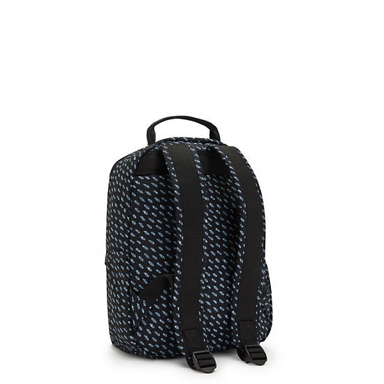 Seoul Small Printed Tablet Backpack, Ultimate Dots, large