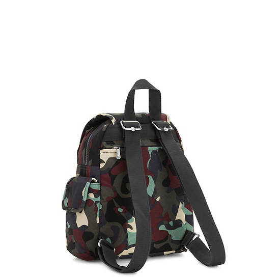 City Pack Mini Printed Backpack, Camo, large