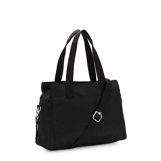 Kenzie Shoulder Bag, Black Tonal, large