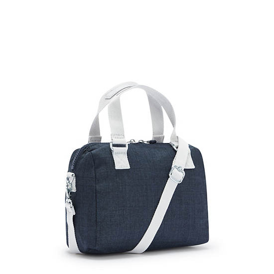 Zeva Handbag, Brush Blue M, large