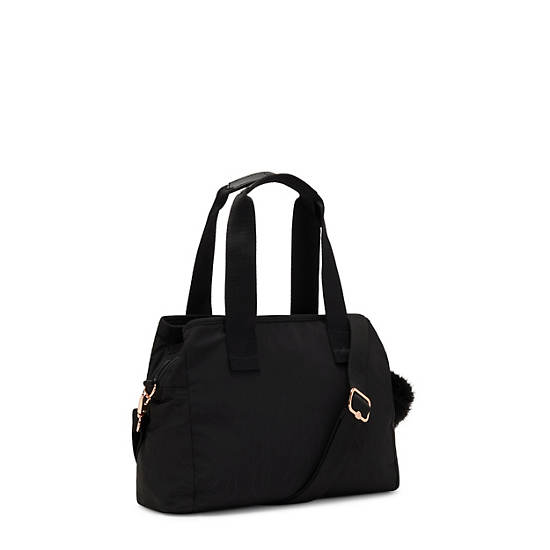 Kaira Printed Shoulder Bag, Stars Pop Black, large