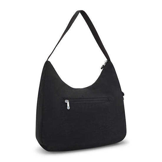 Isidora Shoulder Bag, Black Tonal, large