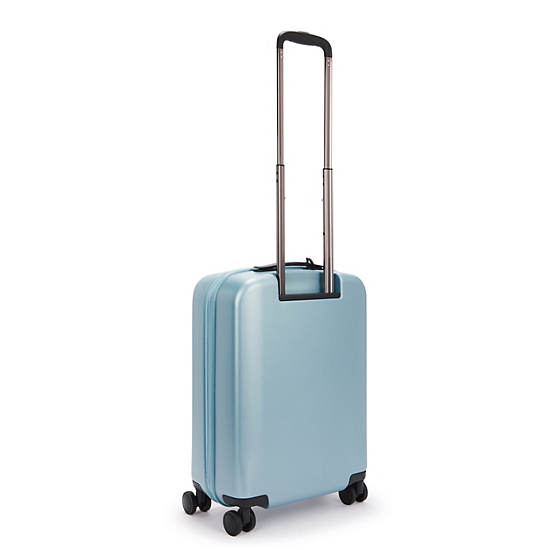 Curiosity Small 4 Wheeled Rolling Luggage, Clearwater Turquoise Chain, large