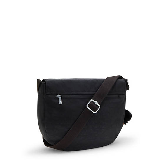 Claren Crossbody Bag, Black Tonal, large