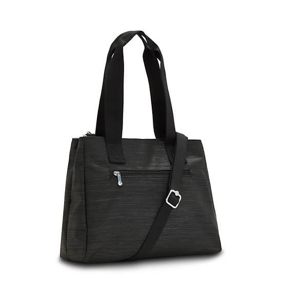 Kat Shoulder Bag, Scale Black Jacquard, large Kat Shoulder Bag, Scale Black Jacquard, large