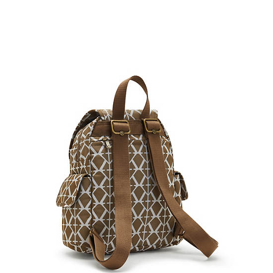 City Pack Mini Backpack, Signature Brown, large