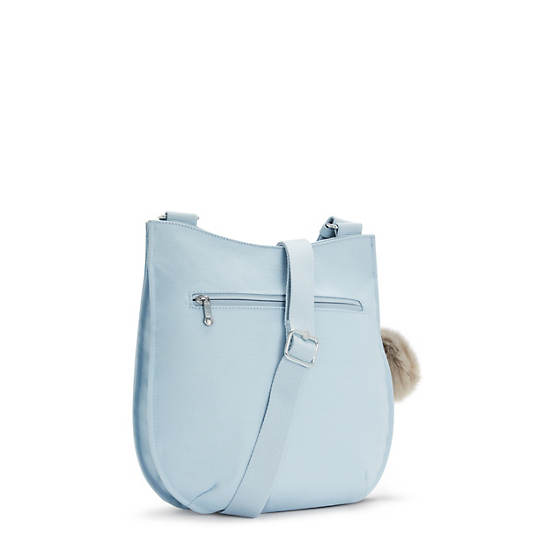 Aryana Crossbody Bag, Shy Blue Shimmer, large