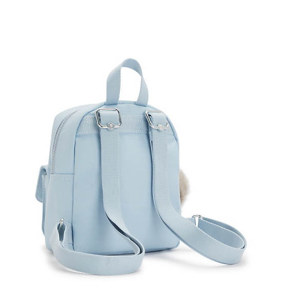 Rosalind Small Backpack, Shy Blue Shimmer, large