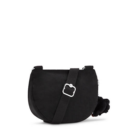 Lissa Crossbody Bag, Black Tonal, large