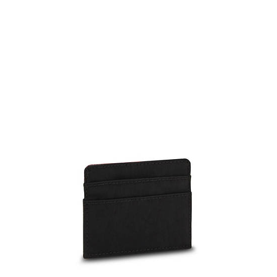 Cardy Card Holder, Black Red Block, large