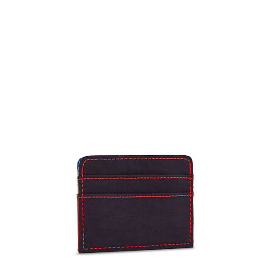 Cardy Card Holder, Blue Red Block, large