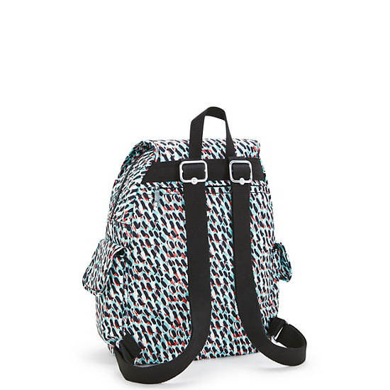 City Pack Small Printed Backpack, Abstract Print, large