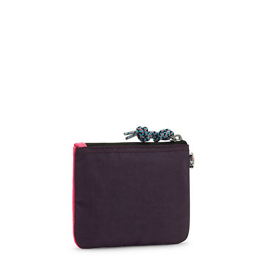 Casual Pouch Small Case, Duo Pink Purple, large