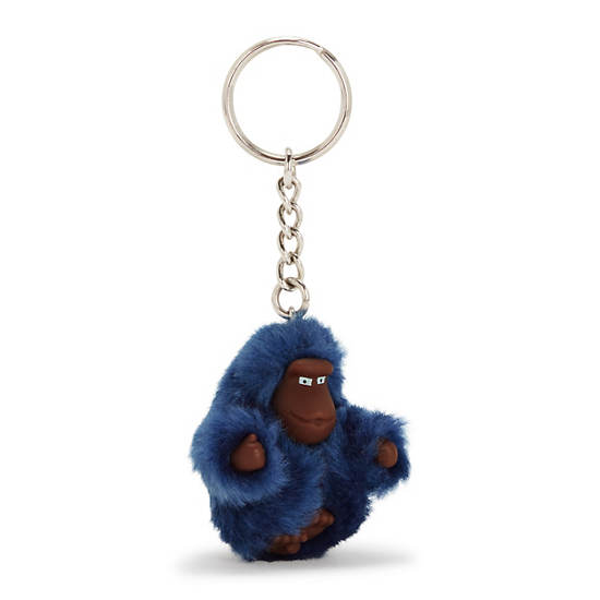 Sven Extra Small Monkey Keychain, Polar Blue, large