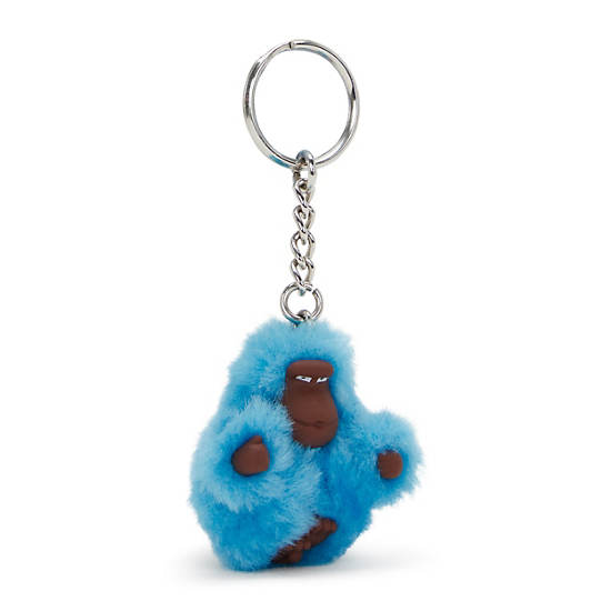 Sven Extra Small Monkey Keychain, Powder Blue, large