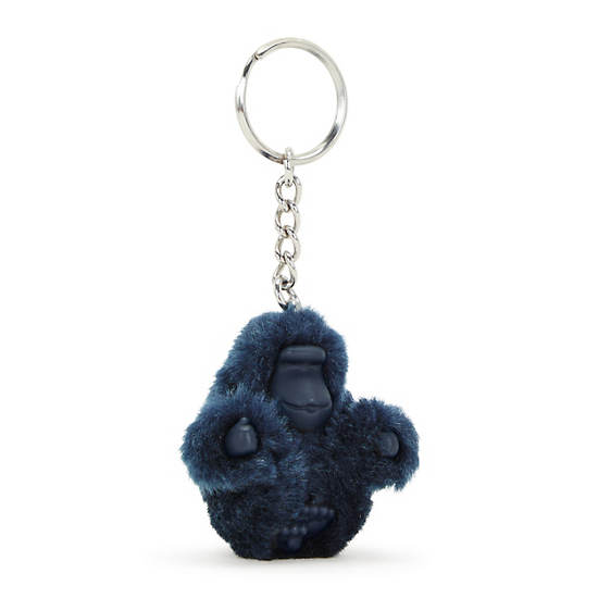 Sven Extra Small Monkey Keychain, Blue Bleu 2, large