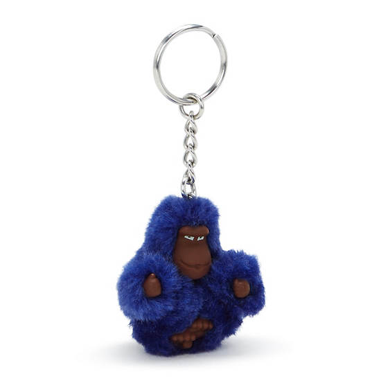 Sven Extra Small Monkey Keychain, Navy Mist WB, large