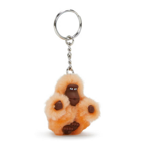 Sven Extra Small Monkey Keychain, Obvious Orange, large