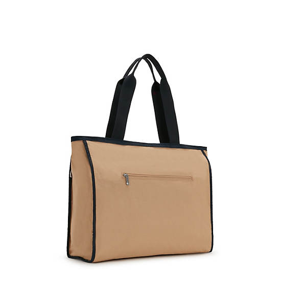 Stacey Tote Bag, Hideaway Beige, large