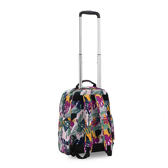 Gaze Large Printed Rolling Backpack, Lavender Blush, large