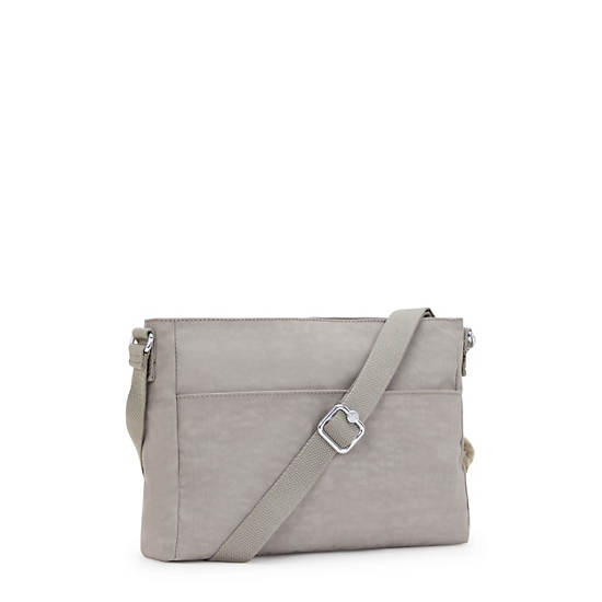 New Angie Crossbody Bag, Grey Gris, large