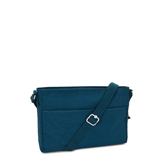 New Angie Crossbody Bag, Cosmic Emerald, large