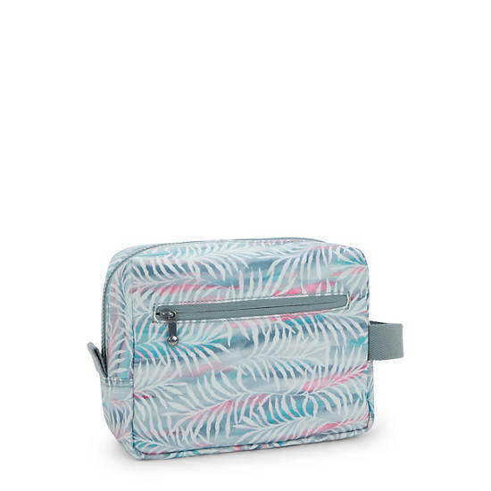 Parac Small Printed Toiletry Bag, Palm Tree Leaves, large