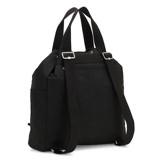 Art Medium Tote Backpack - True Black | Kipling