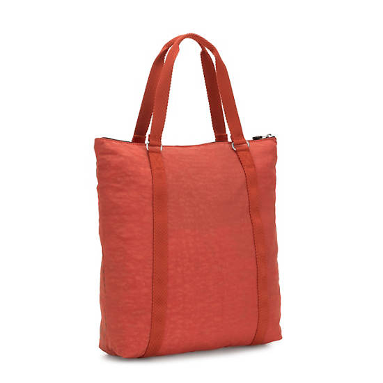Moral Tote Bag, Hearty Orange, large