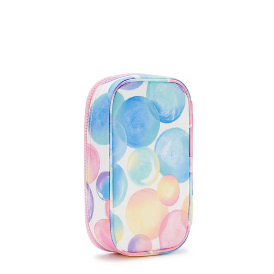 50 Pens Printed Case, Bubbly Rose, large