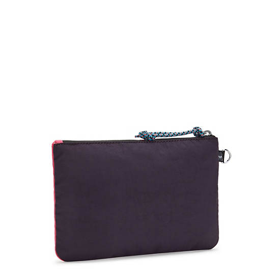 Casual Pouch Case, Duo Pink Purple, large