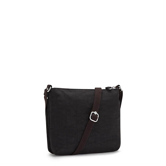 Nisha Crossbody Bag, Black Tonal, large