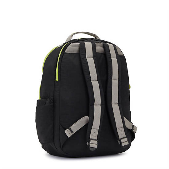 Seoul Extra Large 17" Laptop Backpack, Black Grey  CBM, large