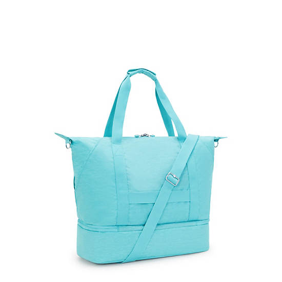 Art M Weekender Tote Bag, Deepest Aqua, large