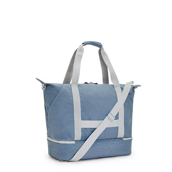 Art M Weekender Tote Bag, Brush Blue C, large