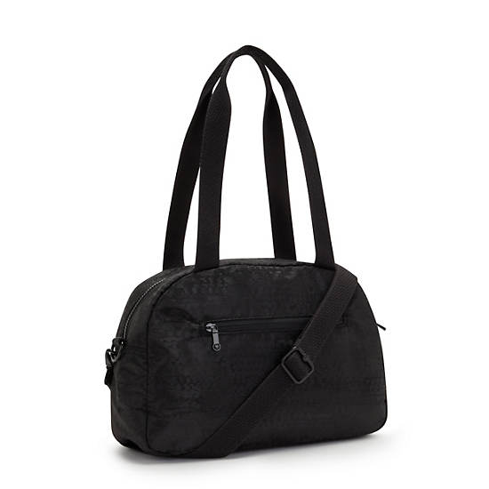 Cool Defea Shoulder Bag, Urban Black Jacquard, large