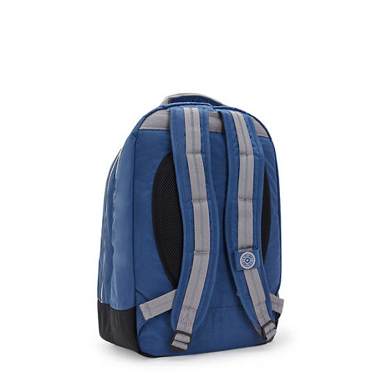 Class Room 17" Laptop Backpack, Fantasy Blue Block, large