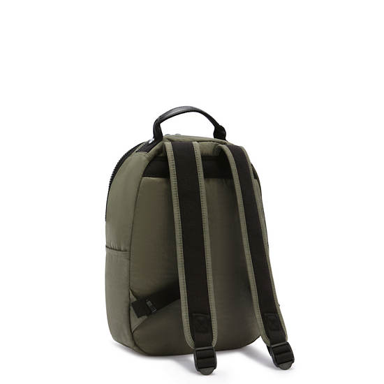 Seoul Small Tablet Backpack, Green Moss, large