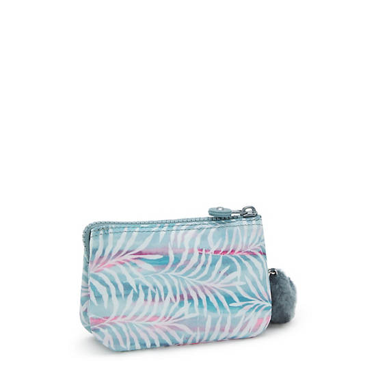 Creativity Small Printed Pouch, Palm Tree Leaves, large