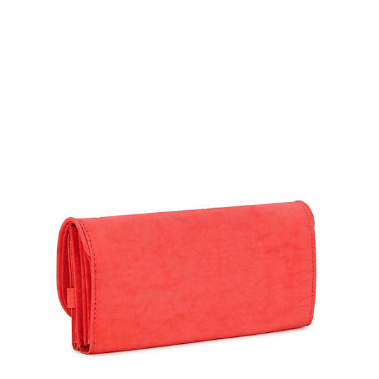 Money Land Snap Wallet, Almost Coral, large